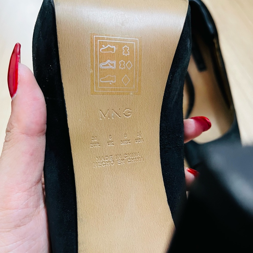 Mango Platform Peep-toe Stilettos Heels - Picture 8 of 10